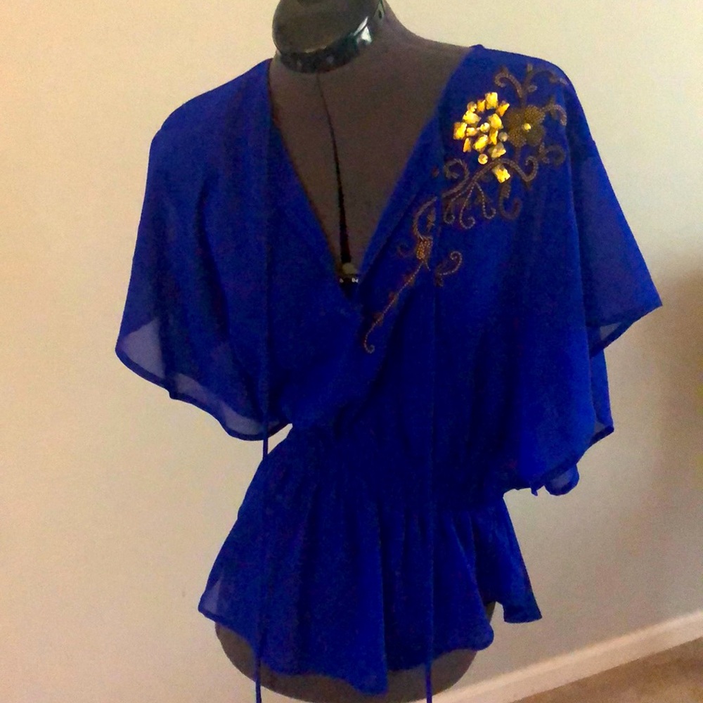Royal Blue Top